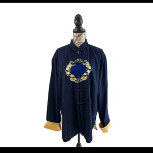 XN Chinese 3X men's silk jacket